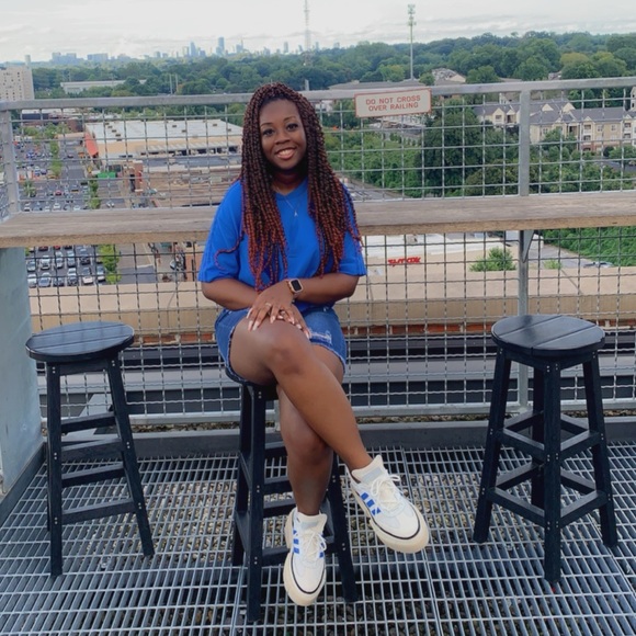 IVY PARK White and Blue Chunky Sneakers 🤍💙 - Picture 10 of 10